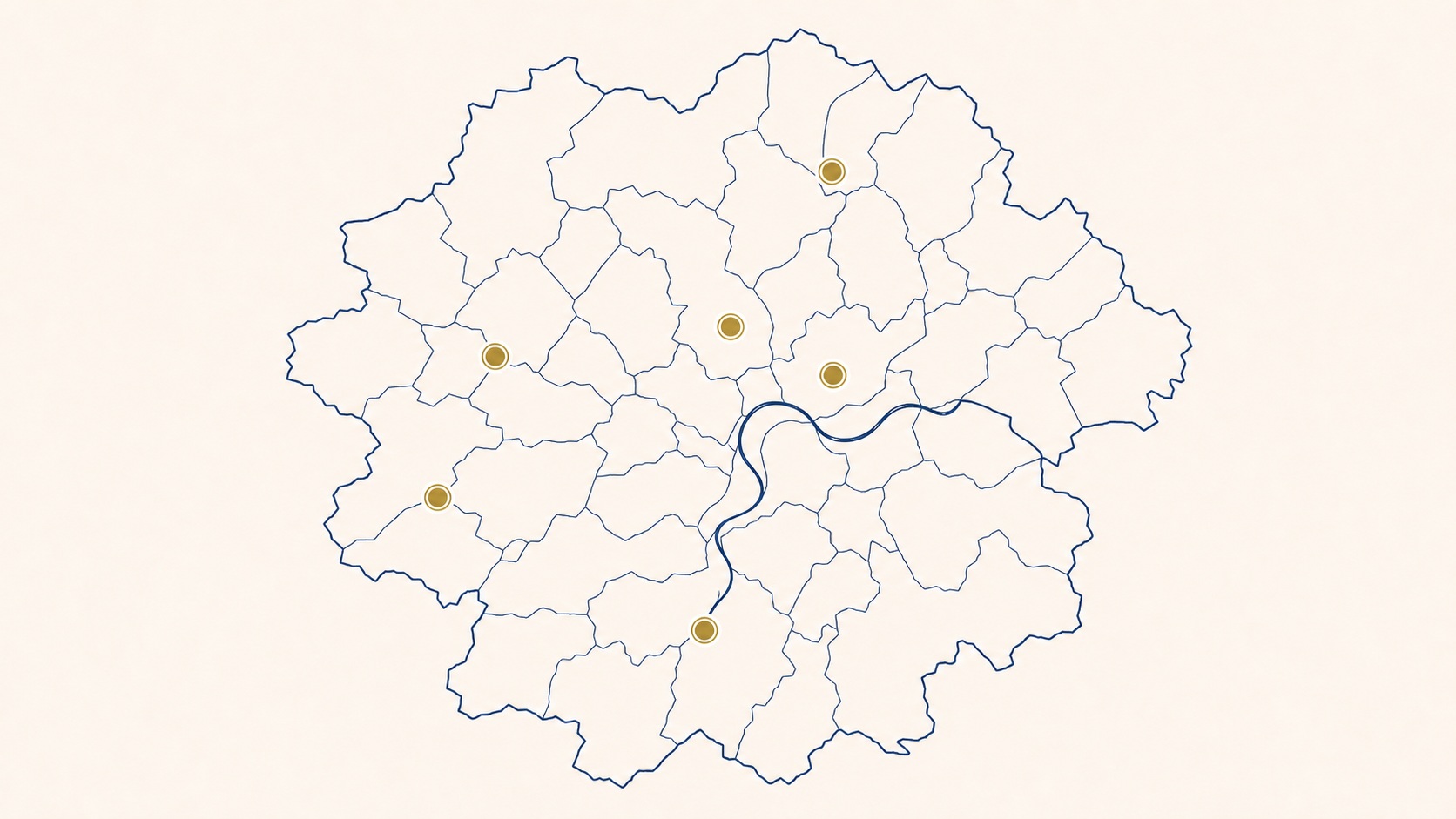 Mappa panoramica delle migliori zone per expat che vogliono comprare casa in Lussemburgo nel 2026, con evidenziati Belair, Limpertsberg, Gasperich, Bertrange, Strassen e Walferdange