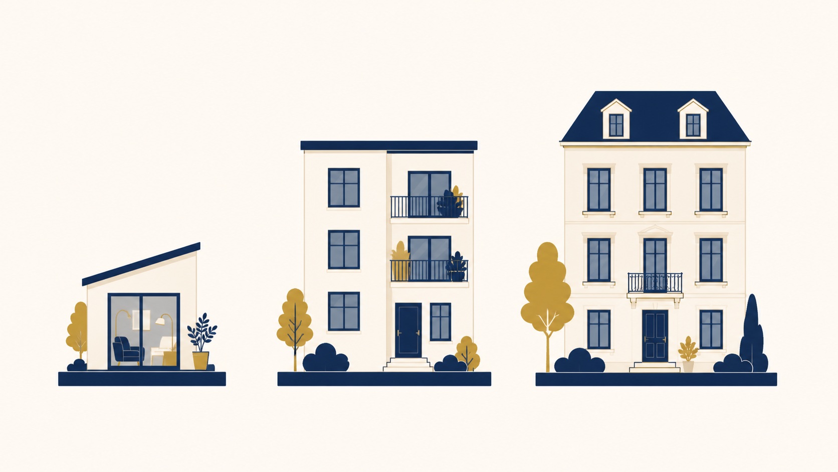 Visual comparison of what different investment budgets buy in Luxembourg property market in 2026