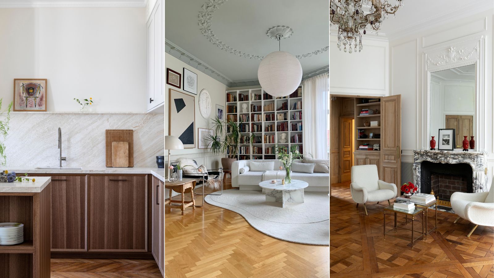 Bel intérieur d'appartement locatif moderne au Luxembourg avec salon ouvert