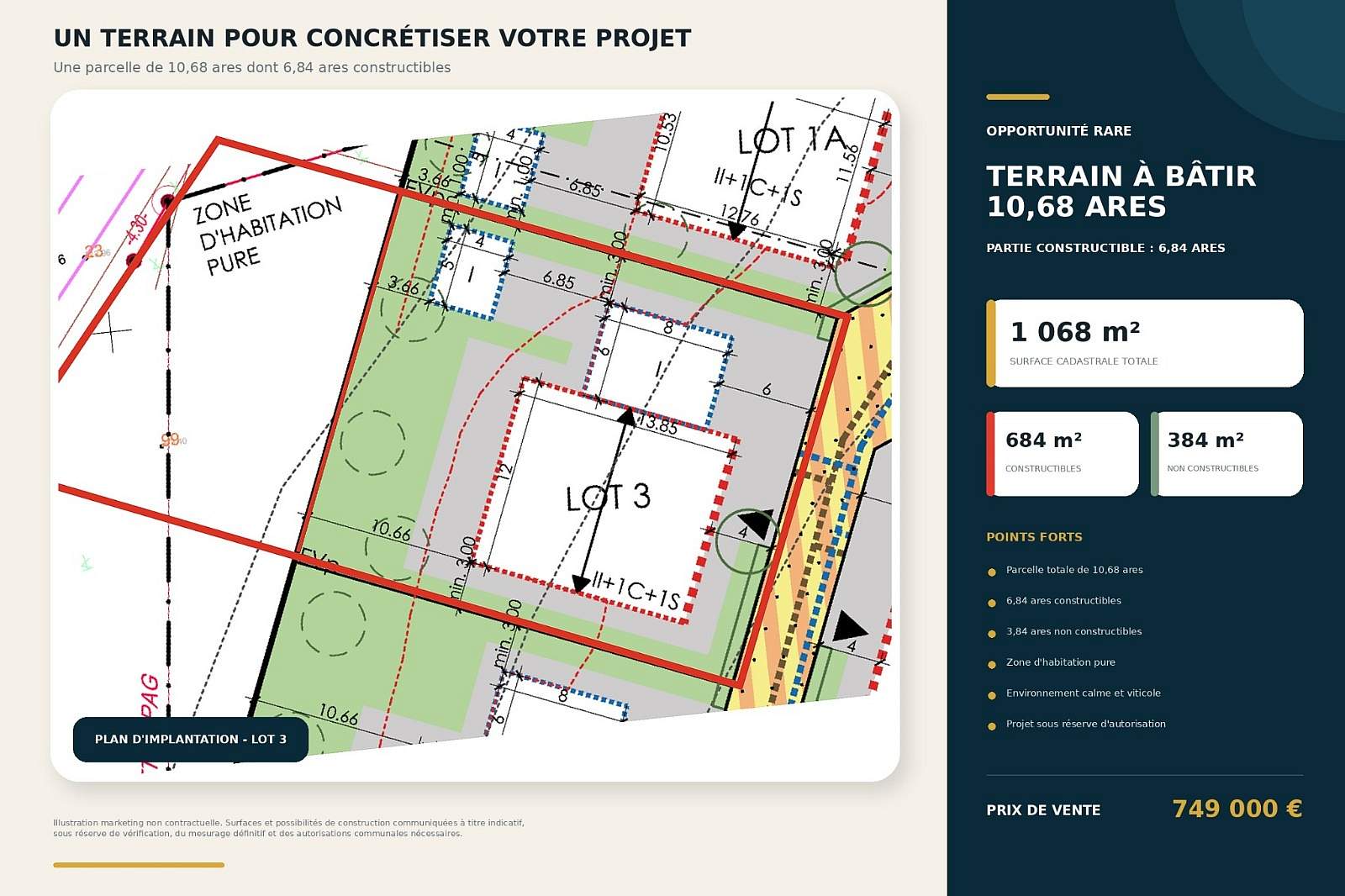 Building Plot – For Sale – Schengen