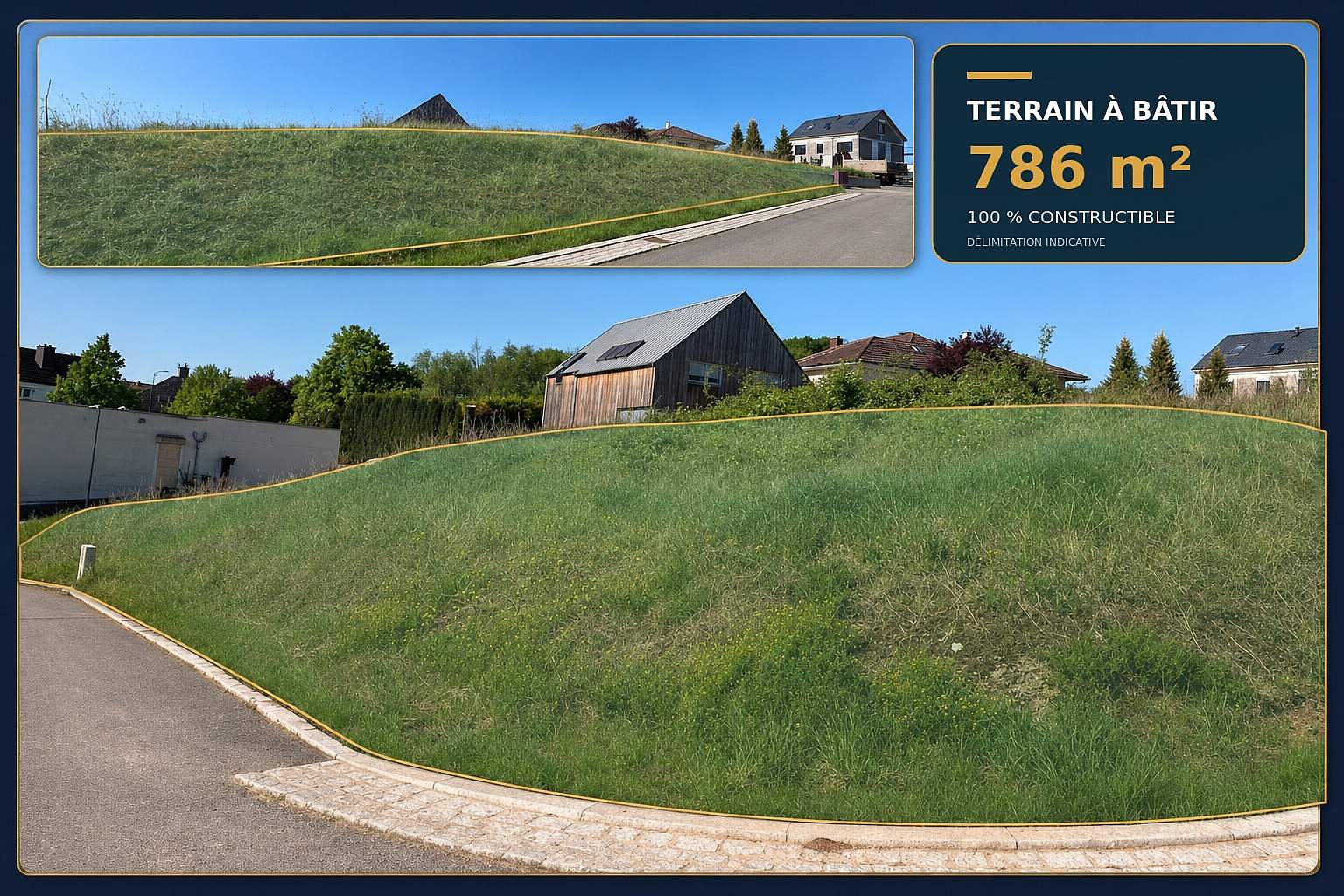 Building Plot 786 m² – For Sale – Schengen